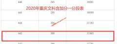 2020年重庆高考二本上线考生有多少 文科443以上37493人 理科411
