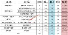 广东碧桂园职业学院2021年依据学考成绩招生录取分数线