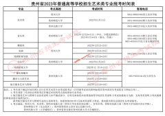 贵州2023年普通高校招生专业统考准考证已可打印（舞蹈类、表演）